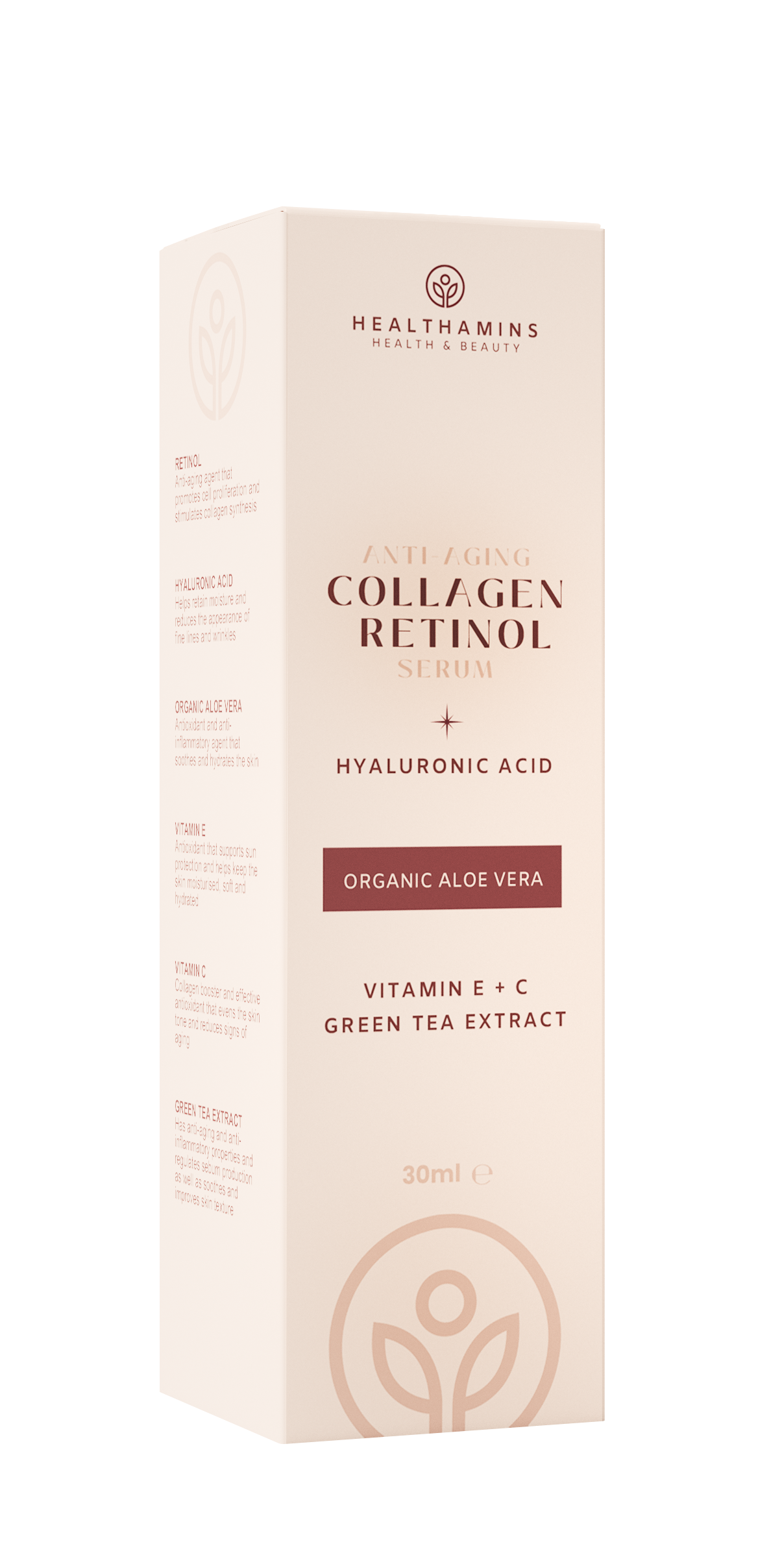 Collagen Bundle – Collagen Retinol Serum + Marine Collagen Peptides